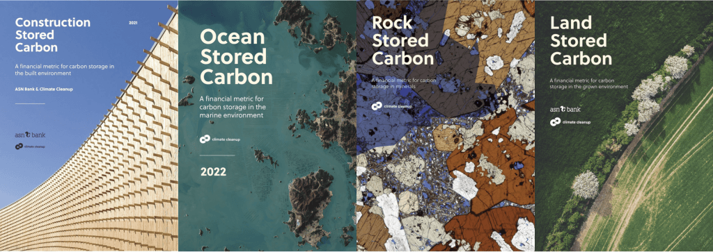 Construction, Ocean, Rock and Land Stored Carbon
